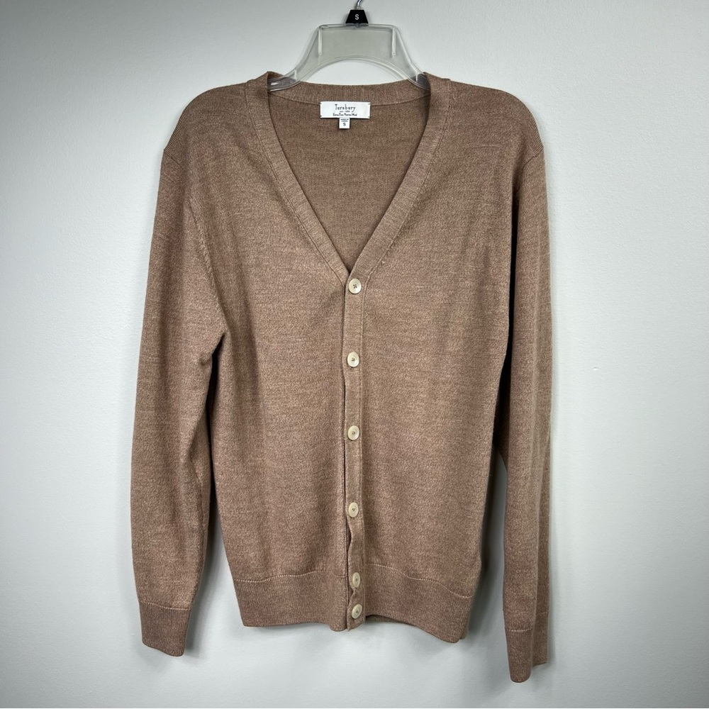 Men's Turnbury extra merino wool cardigan Sz S